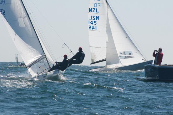 2012 Flying Dutchman World Championships Race 9 ©  Richard Phillips